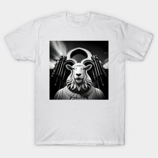 Lamb, sheep of Heaven and animal king in the Fortress of the kingdom T-Shirt